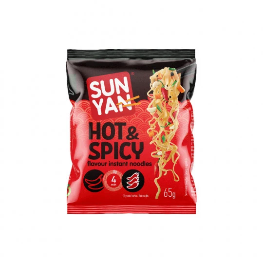 Nouilles instantanées Hot&spicy SunYan - 85g