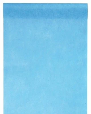 Chemin de table prédécoupé 3 en 1 spunbond 4.80 x 0.38 m turquoise