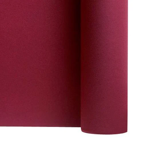 Chemin de table prédécoupé 3 en 1 spunbond  rouge bordeaux 4.80m*0.38m