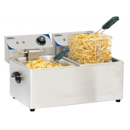 Friteuse électrique 2x4 litres Casselin