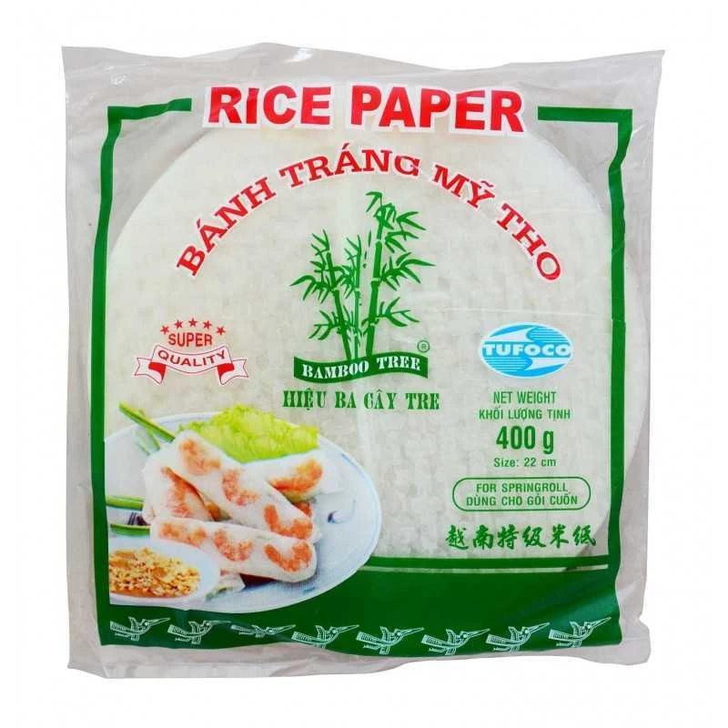 Feuille de riz 22 cm BAMBOO TREE 400g