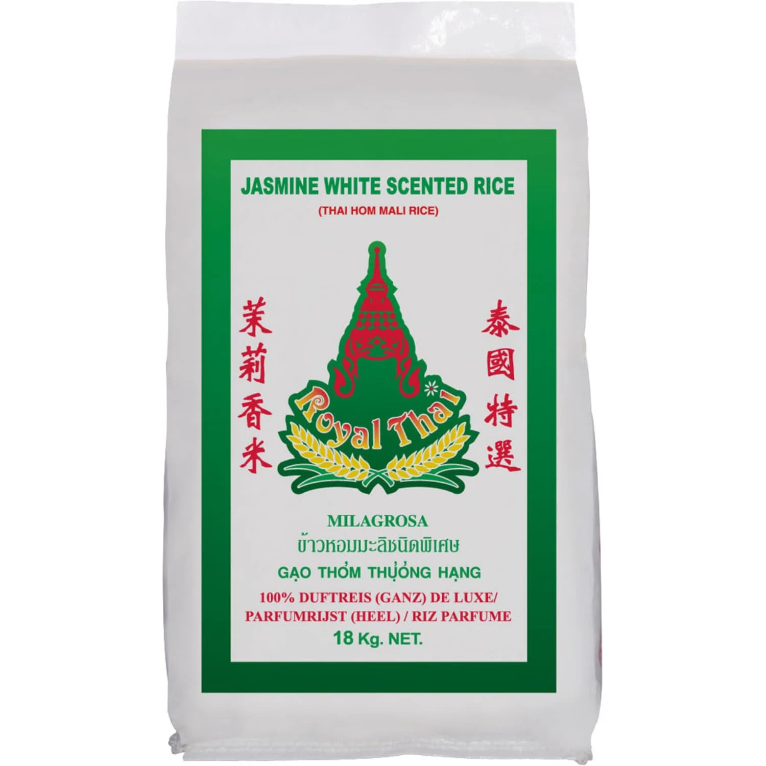 Riz Long Grain Parfumé ROYAL THAI RICE 18kg