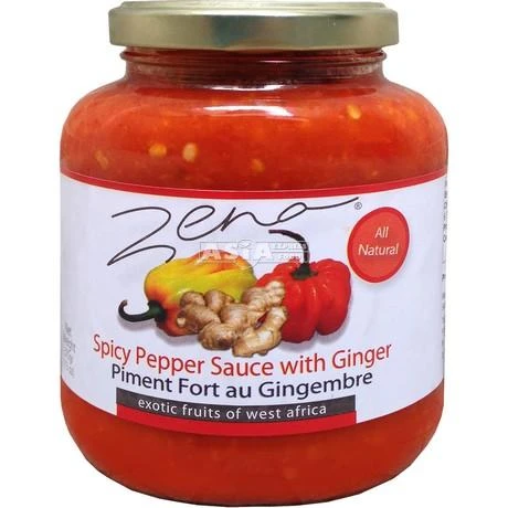 Sauce de Piments Forts au Gingembre ZENA 370g