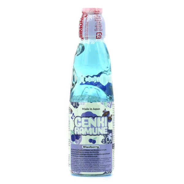 Boisson à la Myrtille GENKI RAMUNE 200mL