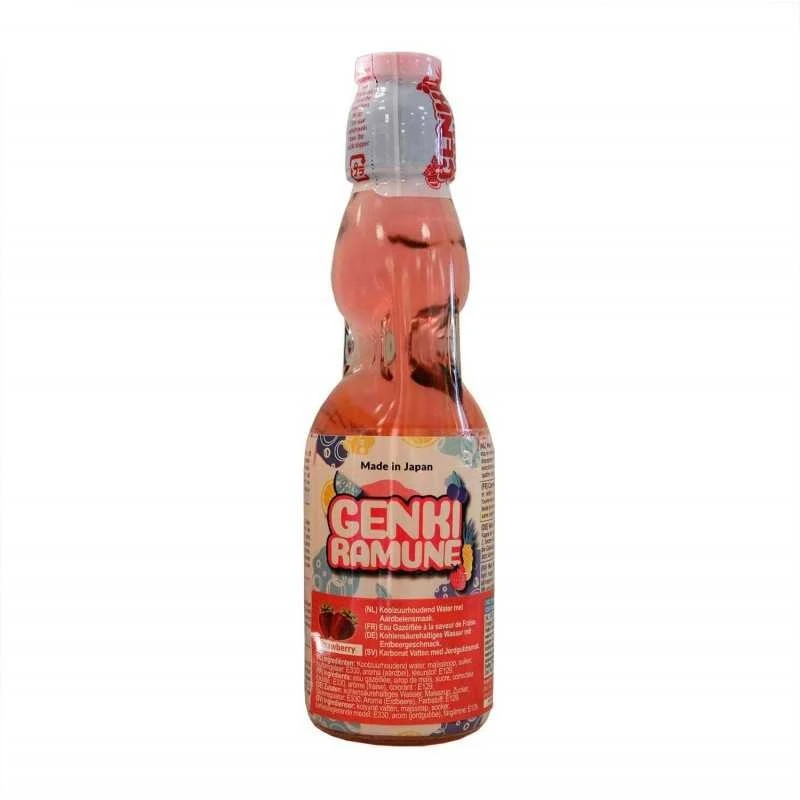 Boisson à la Fraise GENKI RAMUNE 200mL