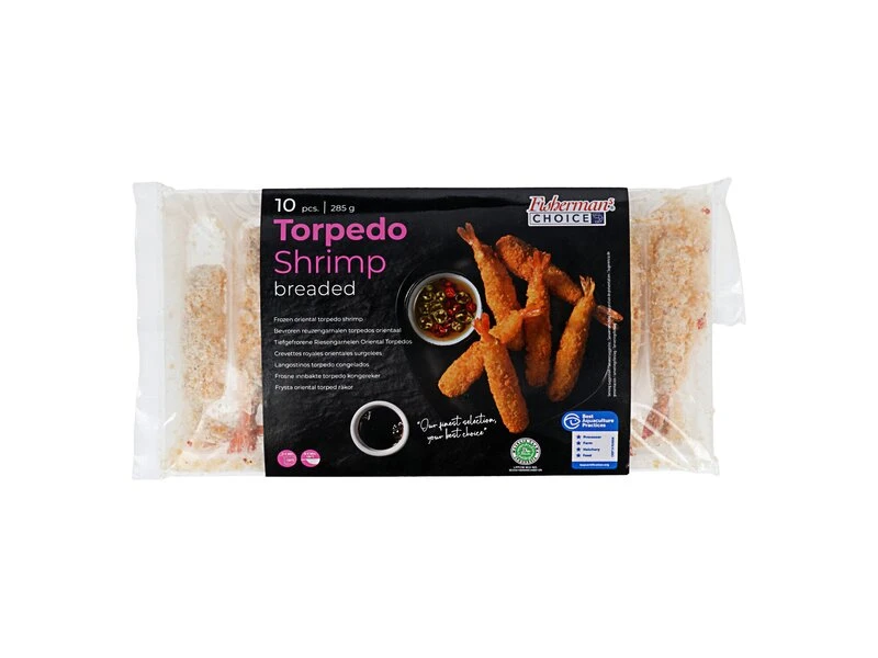 Crevettes Torpedo 10 Pieces FISHERMAN'S CHOICE 285g