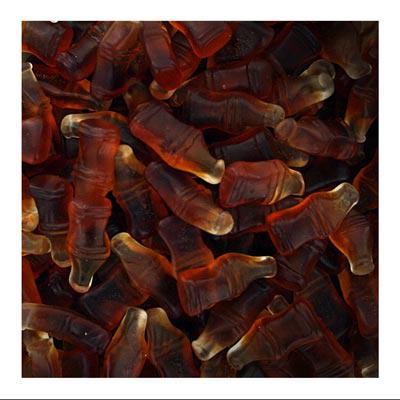 Bonbons bouteilles cola lisses Trolli 1 kg