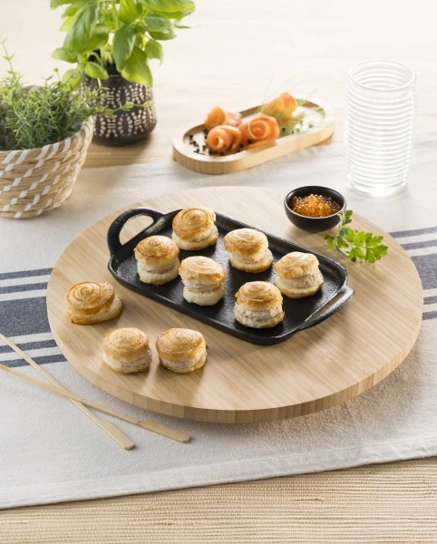  Mini burger feuilleté au saumon x24