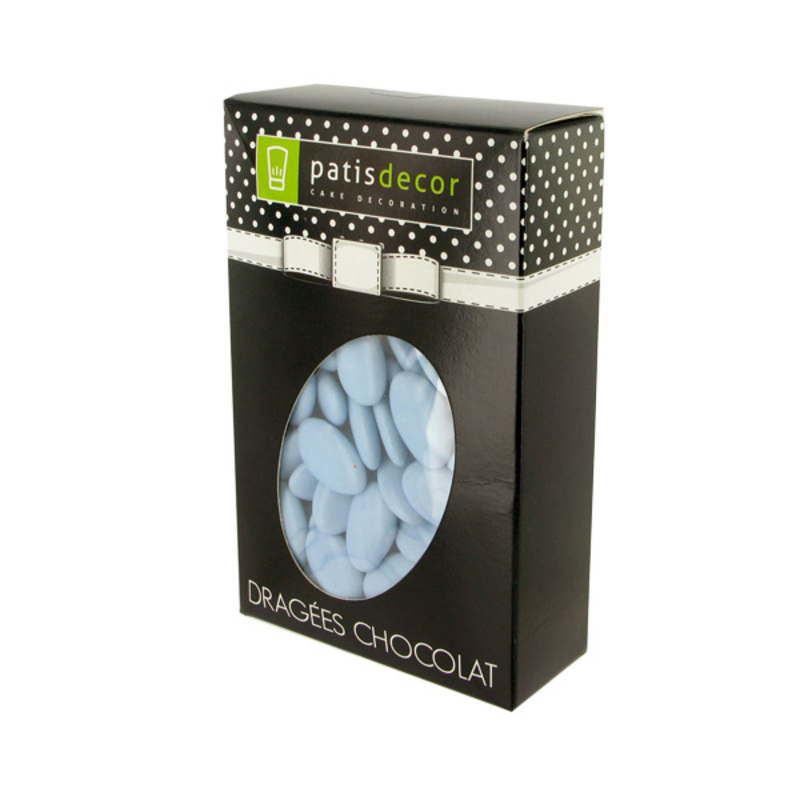 Dragées chocolat bleu lavande Patisdécor - 500g