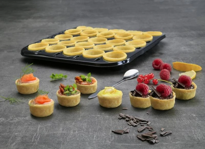 Fond de mini-tartelette pur beurre rond cru à garnir surg  Ø 3 cm X125
