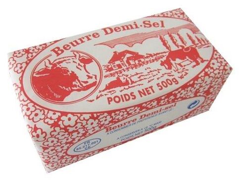 Beurre 1/2 Sel - 80% mat grasse- 500 g 