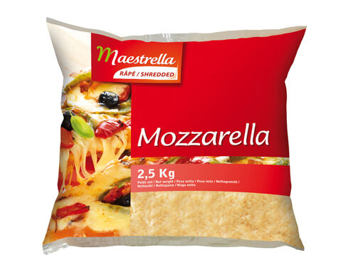 Mozzarella râpé 40%mg  Maestrella - 2,5kg