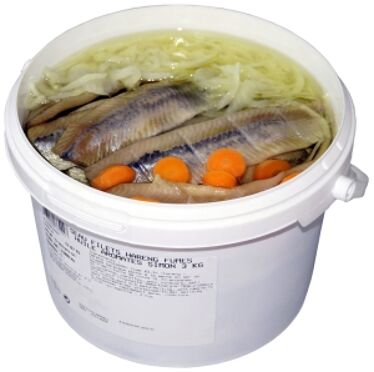 Filets de harengs à l'huile - 3 kg