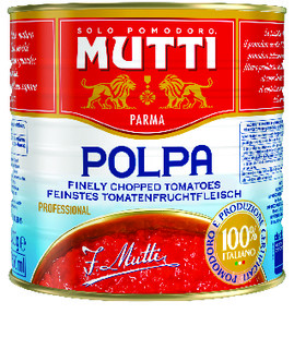 Tomate concassée en pulpe fine boîte 3/1 Polpa Mutti - 2.5kg