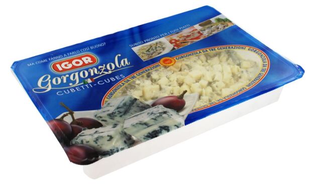 Gorgonzola AOP cubes 29%MG barquette 500g