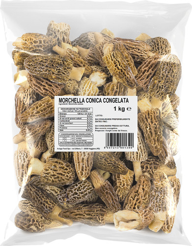 Morilles entières surgelé - 1kg