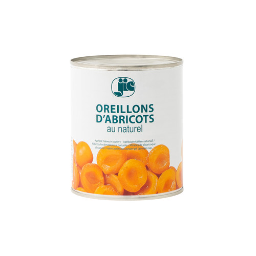 Oreillons d'Abricot au  naturel 4/4  - 480g