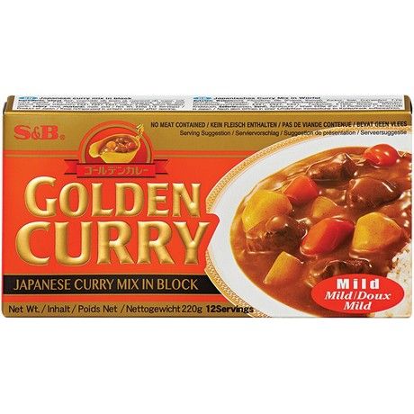 Golden Curry doux   - Curry japonais doux en cubes 