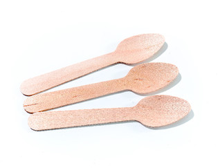 Petite cuillère cuillère en bois X100