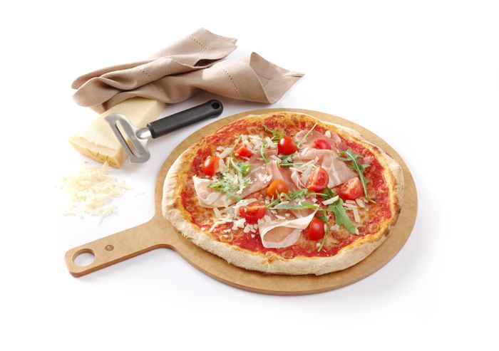 Planche à pizza avec poignée