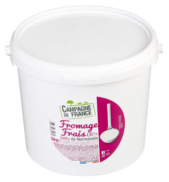 Fromage frais battu 0%MG 5kg