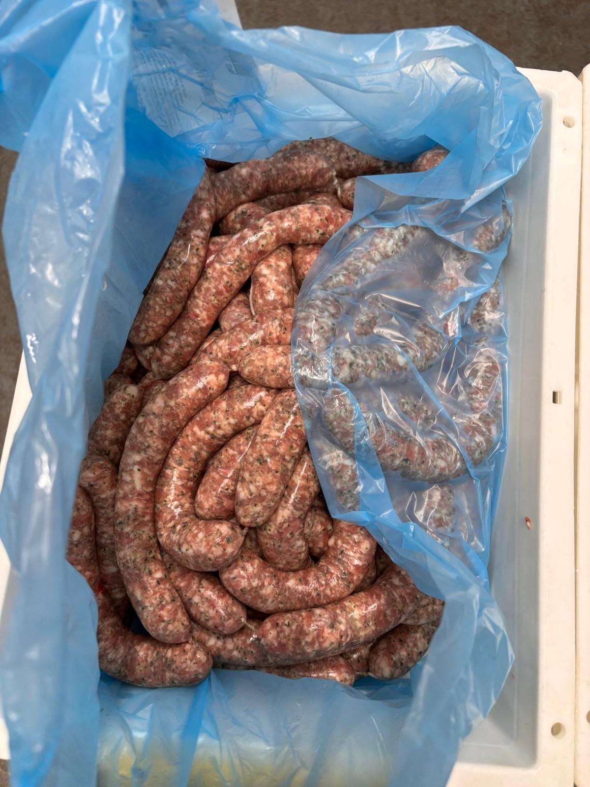 Saucisses Chipolatas aux herbes  en Vrac Bernier 5 kg