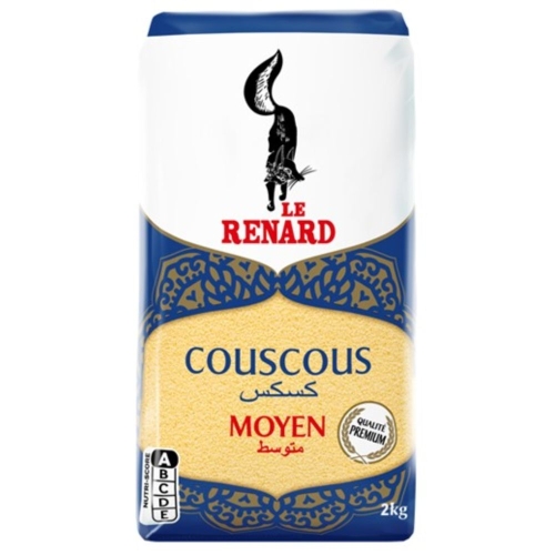 Couscous moyen Le renard 2 kg