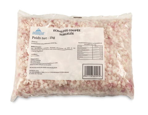 Echalote coupée surgelé 1 kg 