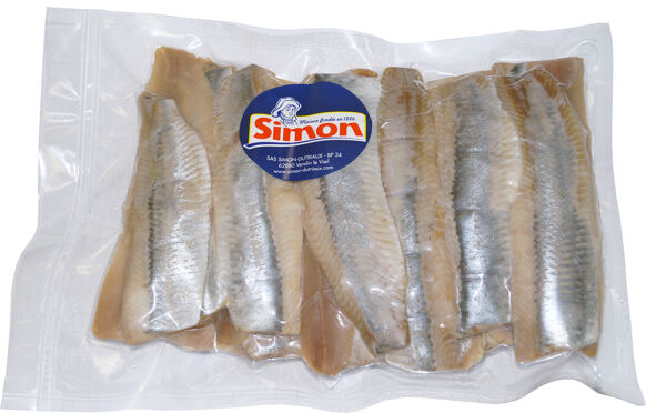 Filets de harengs doux fumés - 1kg