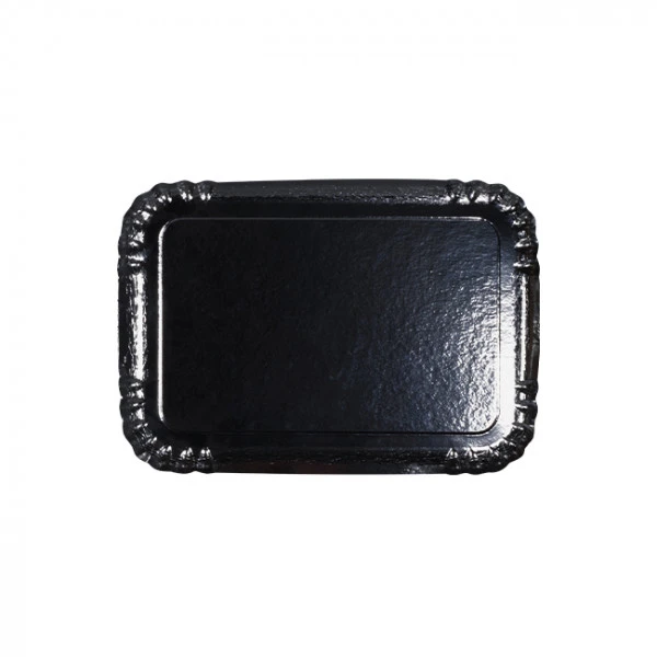 Plateau traiteur noir  42x28 -x25