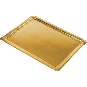 Plateaux traiteur  or 28 x 42 cm - x5