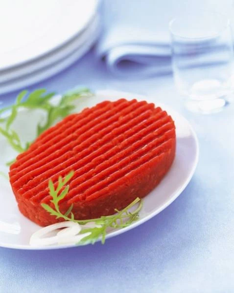 Steak haché oval bleu blanc coeur  120g x 50