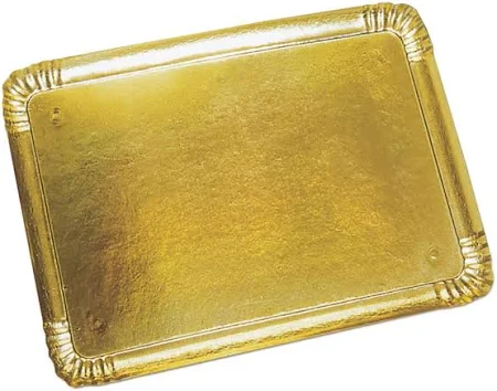 Plateaux traiteur doré  25x34 cm Crokus x25 