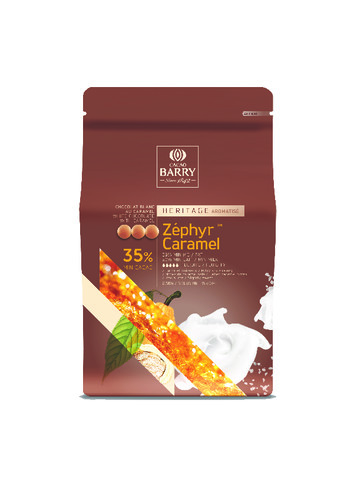 Chocolat blanc au caramel 35% Zephyr  2.5kg