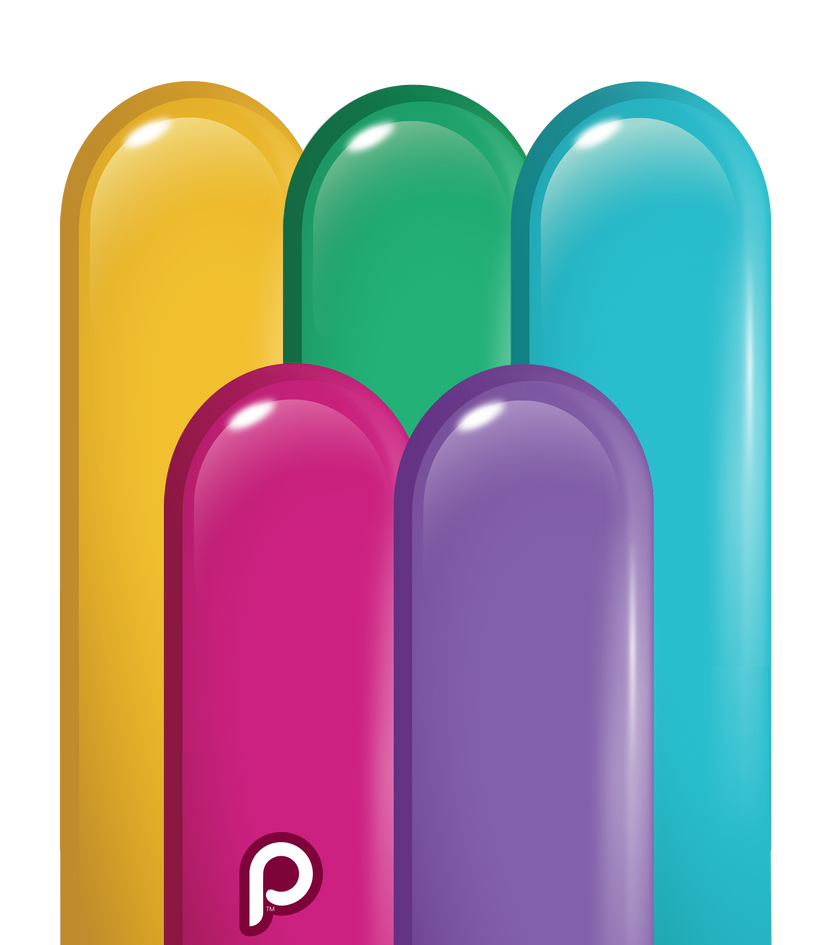Ballons longs couleurs assorties Ø10 x 42 cm x 25