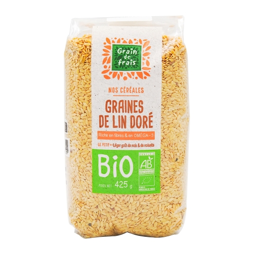 Graine de lin doré  bio 1 kg