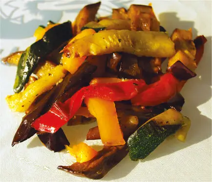 Mélange de légumes grillés 