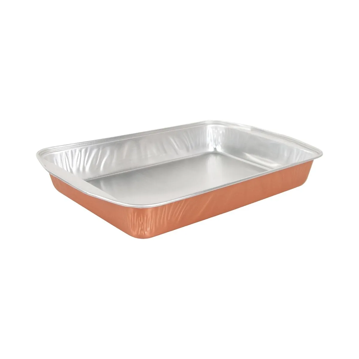 Plat rectangulaire aluminium cuivré  3400ML