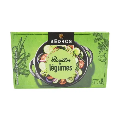 Bouillon de légumes Bédros 8 cubes - 80g