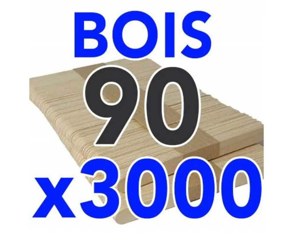 Spatule Bois 90 Automatique distributeur automatique. x3000