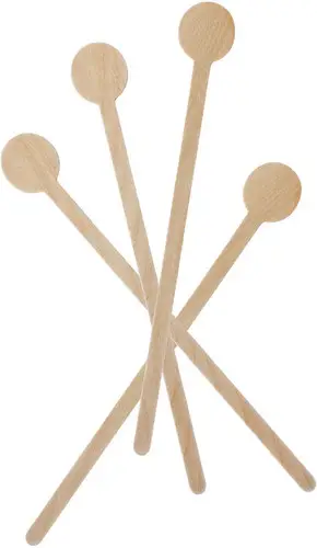Agitateurs à cocktail biodégradables en bois 178mm x100
