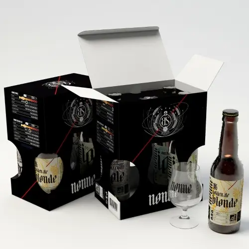  Bières Nonne coffret 4x33cl + verre