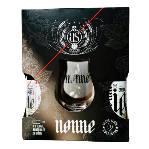  Bières Nonne coffret 4x33cl + verre — vue 2