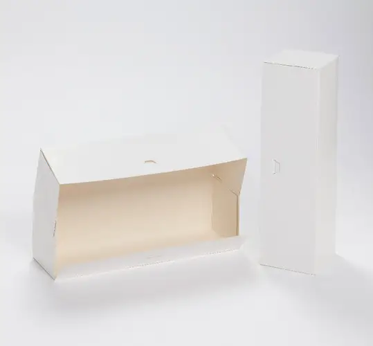 Boite à bûche blanche 40x11 à la pièce 