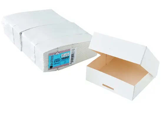 Boîte pâtissière blanche 29 x 5cm à l unité 