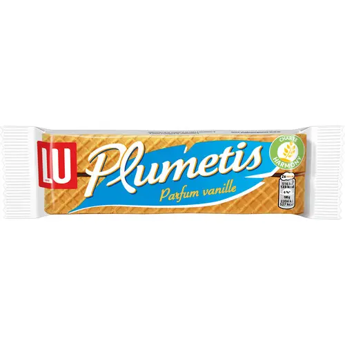 Gaufrettes Plumetis vanille 23gx80 