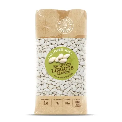 Haricots lingots blancs - 1kg