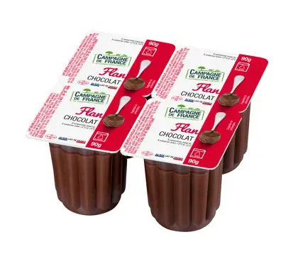 Flan chocolat 90gx4