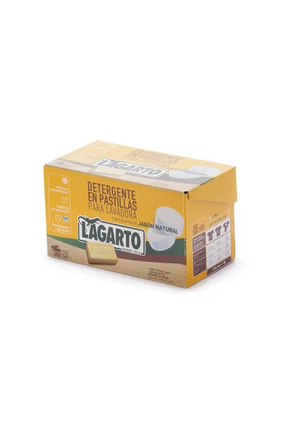 Lessive en tablettes Lagarto 30 g x40 