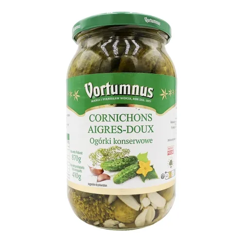 Cornichons aigres-doux Polonia - 410g